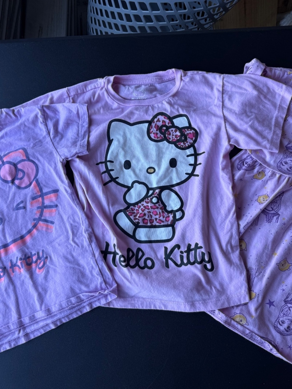 Hello Kitty Girls' Purple Shirts & Dress Set